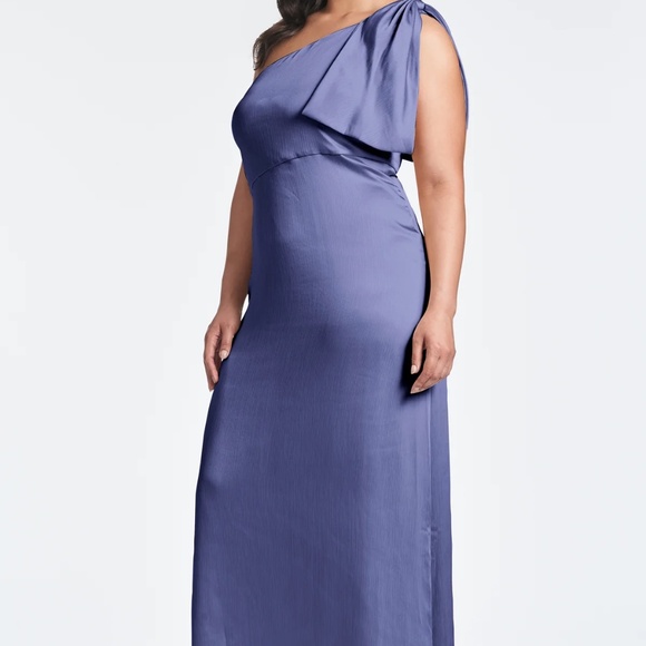 Sachin & Babi Chelsea One-Shoulder Gown - Picture 2 of 3